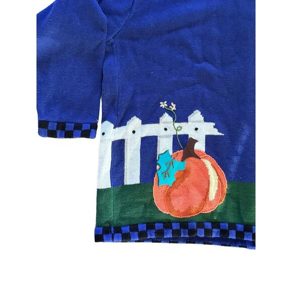 Storybook Knits Women Button Down Halloween Christmas Cardigan Plus Size 3X - Picture 6 of 8